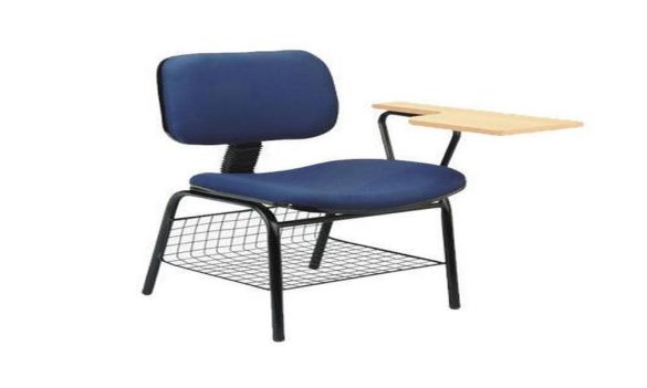 What are some eco-friendly options for study chairs and safety considerations to keep in mind when using them